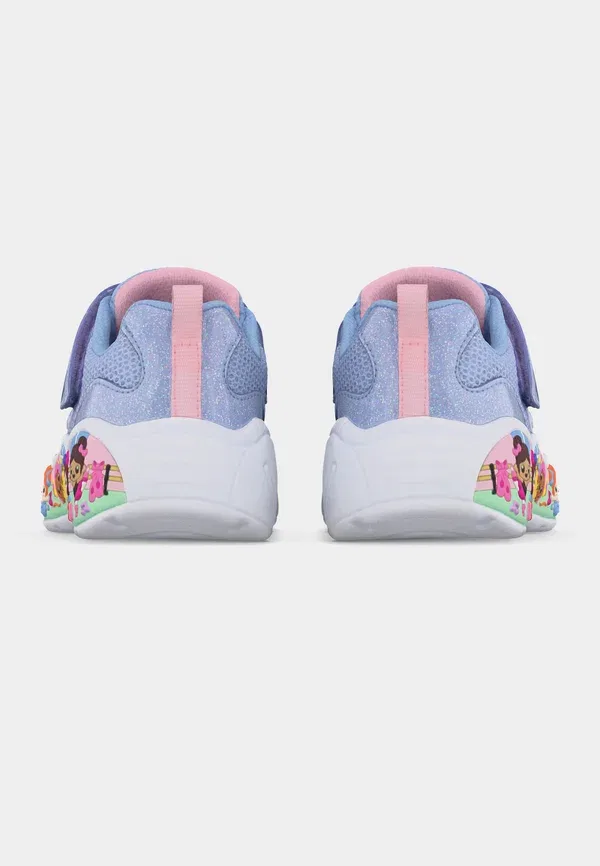 Кроссовки для игр Skechers, цвет сиренево-голубой с блёстками/многоцветный — фото 4