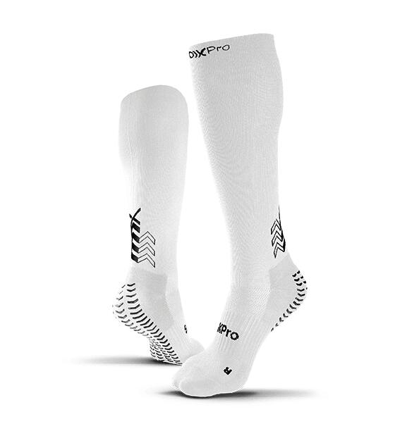 

GEARXPRO Компрессионные носки SOXPro с захватом и градуированной компрессией, белые