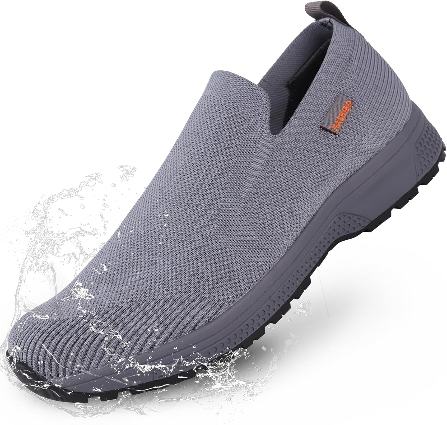 

Мужские ботинки с противоскользящей подошвой, водонепроницаемые, для ресторана, обувь для повара для кухни и больницы, устойчивые к скольжению, с амортизирующей подкладкой, легко очищаемые, современный дизайн, дышащие и легкие Aehao, светло-серы...