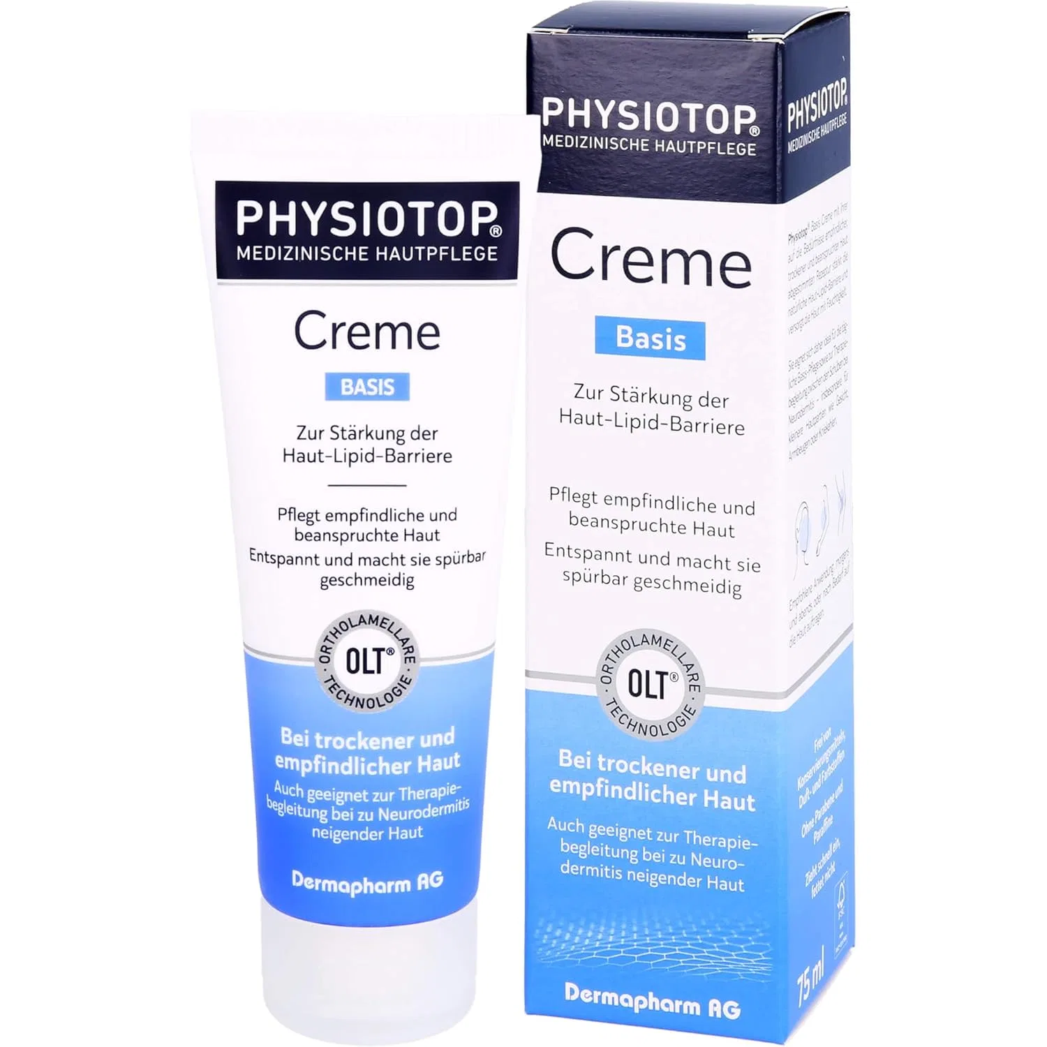 Крем для лица Cloderm — Для укрепления липидного барьера кожи Physiotop Basis Cream, 75 мл — фото 2