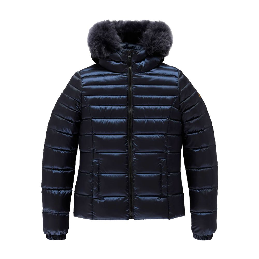 

Синяя нейлоновая женская куртка с перьевым наполнителем Refrigiwear