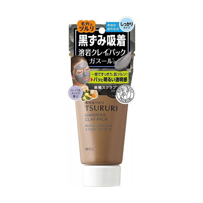 

Маска для лица из глины Bcl Ghassoul Tsururi, 150 гр