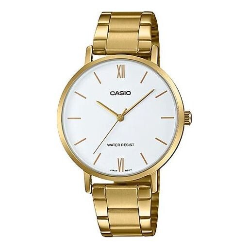 

Часы CASIO Waterproof White Watch Dial White Analog, белый