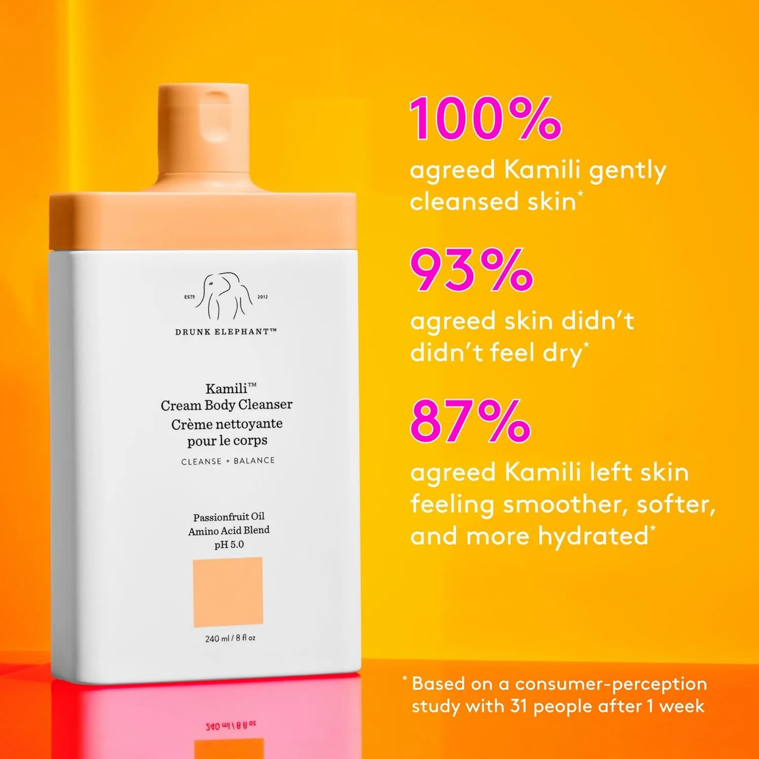 Крем-очищение для тела Drunk Elephant Kamil Cream Body Cleanser 240 мл — фото 3