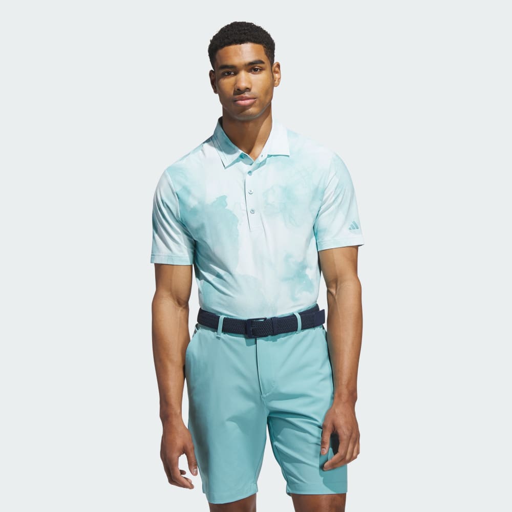 

Спортивная футболка Adidas Ultimate365 Printed Cool Feeling Tour Polo Shirt, цвет Mint Ton