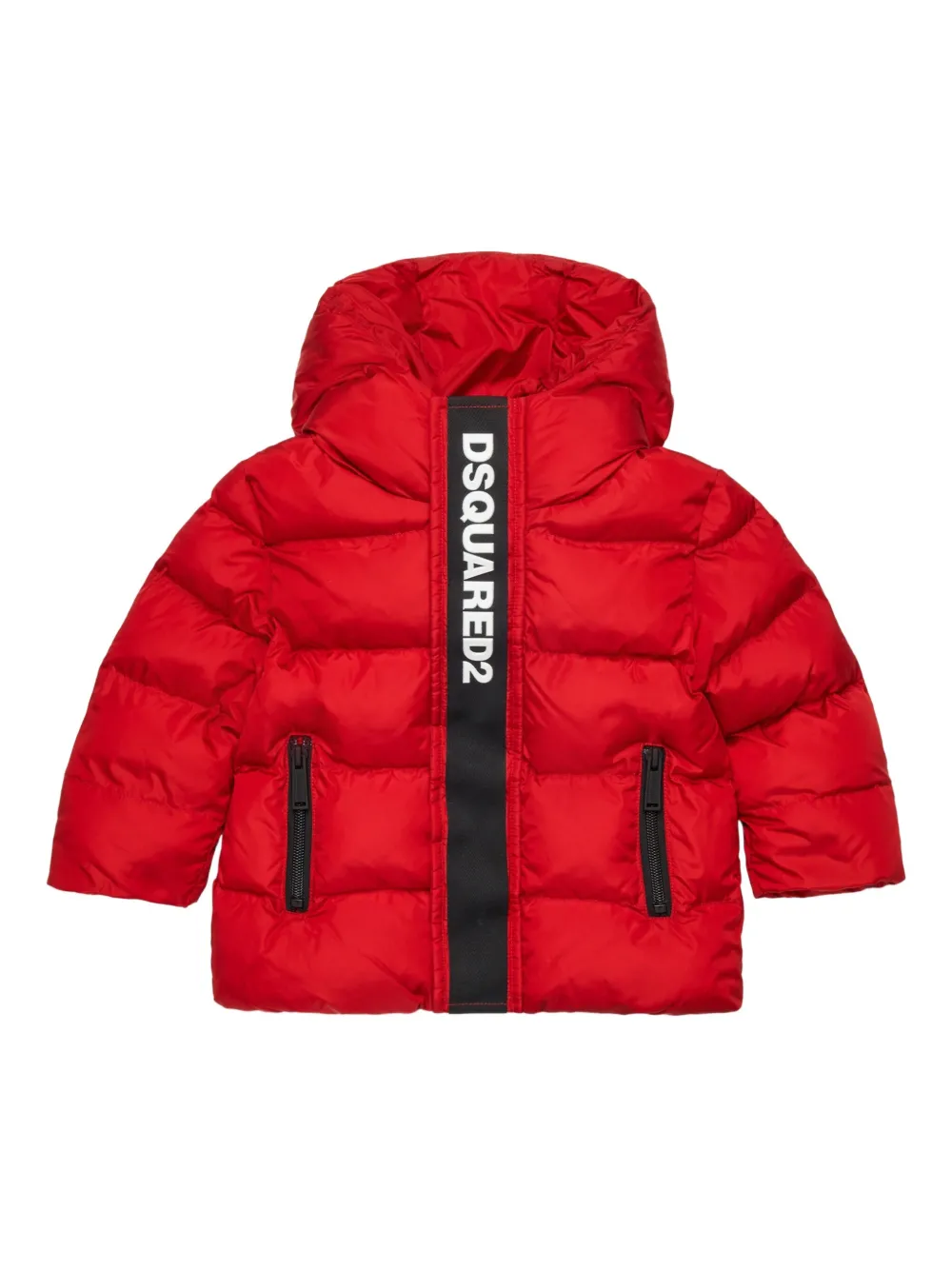 

Куртка с тисненым логотипом DSQUARED2 KIDS, красный