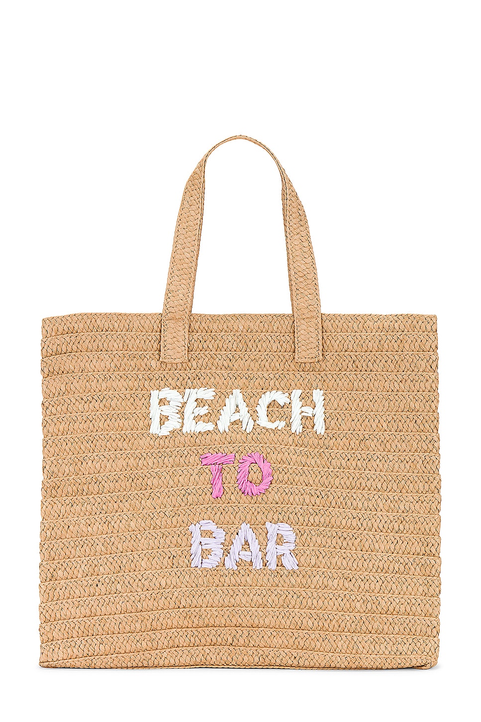 

Пляжная сумка Beach to bar tote Btb Los Angeles, sand, pink & rainbow