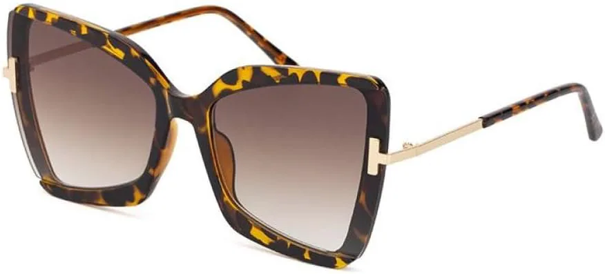 

- Большие солнцезащитные очки для женщин, винтажные квадратные солнцезащитные очки для женщин, модные очки «кошачий глаз», солнцезащитные очки UV400 MTZJH, One Color