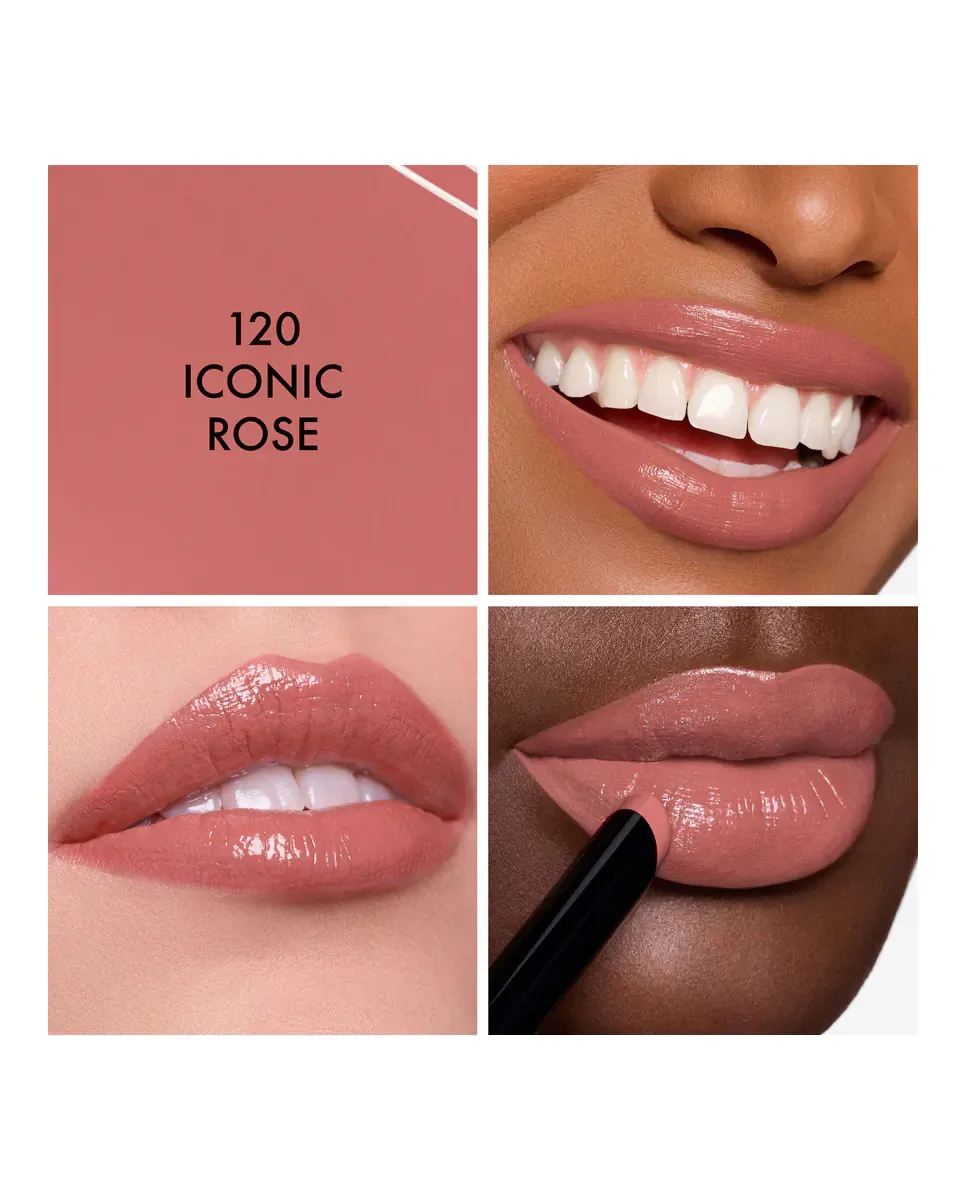 Rouge On Stage Помада с блестящей отделкой и ультрадолгою стойкостью Dior, 120 Iconic Rose — фото 4