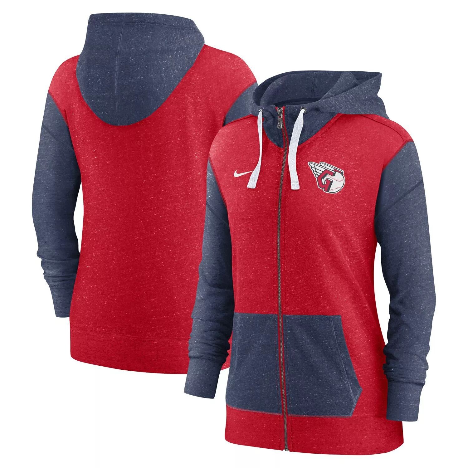 

Женская худи с молнией во всю длину Nike Red Cleveland Guardians Nike