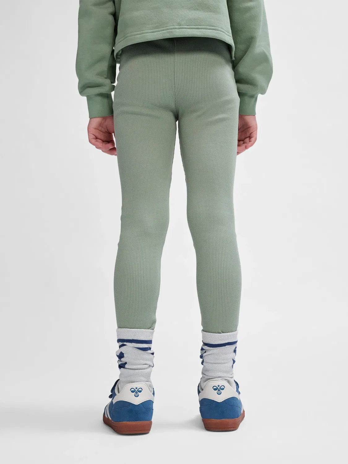 Леггинсы из органического хлопка Hummel, lily-pad — фото 2
