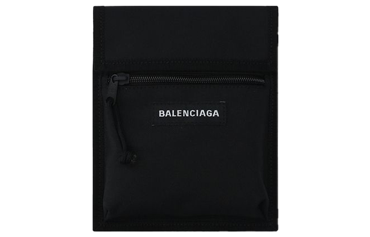 

Полиамидная наплечная сумка через плечо, повседневная мужская черная Balenciaga