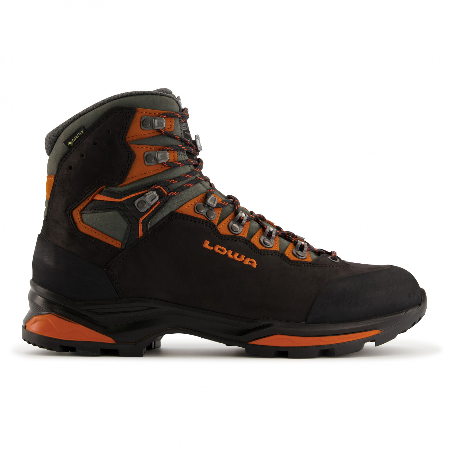 

Ботинки для прогулки Lowa Camino Evo GTX, цвет Black/Orange