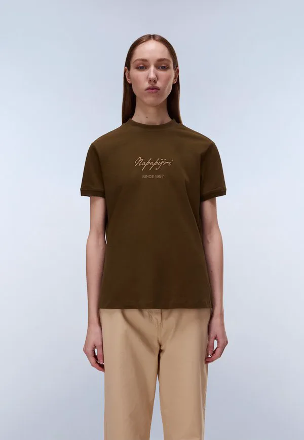 

Футболка с принтом sbaryte ss Napapijri, Dark Olive, Хаки, Футболка с принтом sbaryte ss Napapijri, Dark Olive