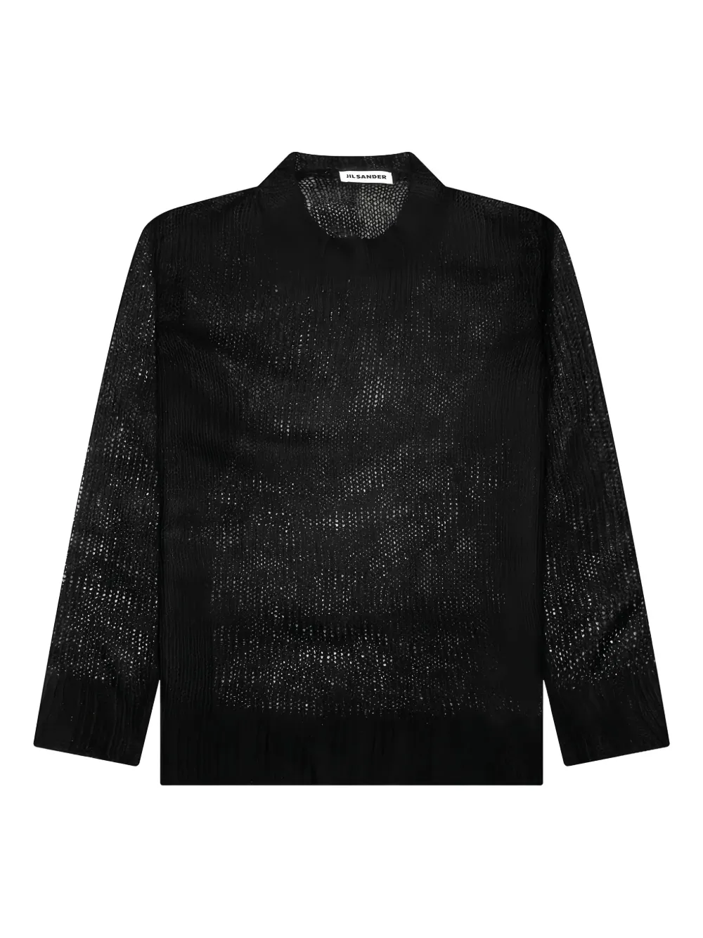 

Многослойный вязаный свитер JIL SANDER, черный