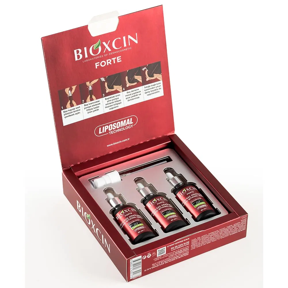 Набор для интенсивного ухода против выпадения волос Bioxcin Forte Bioxsine — фото 2