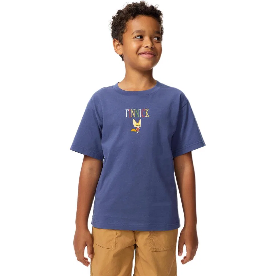 Футболка унисекс crew neck moderate UNIQLO, Sea Blue
