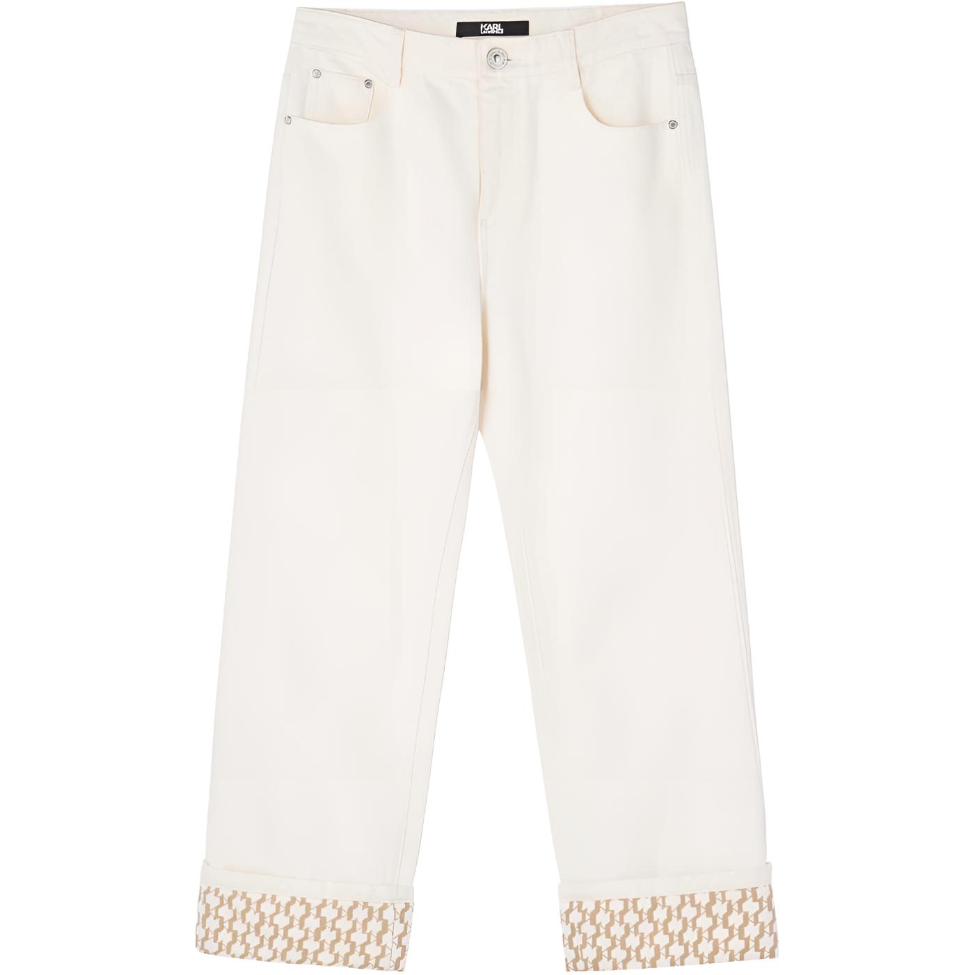 

Джинсы KARL LAGERFELD FW25 женские KARL LAGERFELD / Karl Lagerfeld Jeans, белый