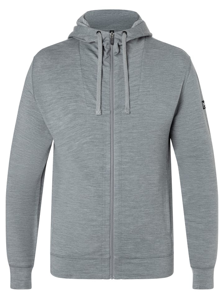 

Толстовка с капюшоном Merino Hoodie M EVERYDAY в сером цвете super.natural