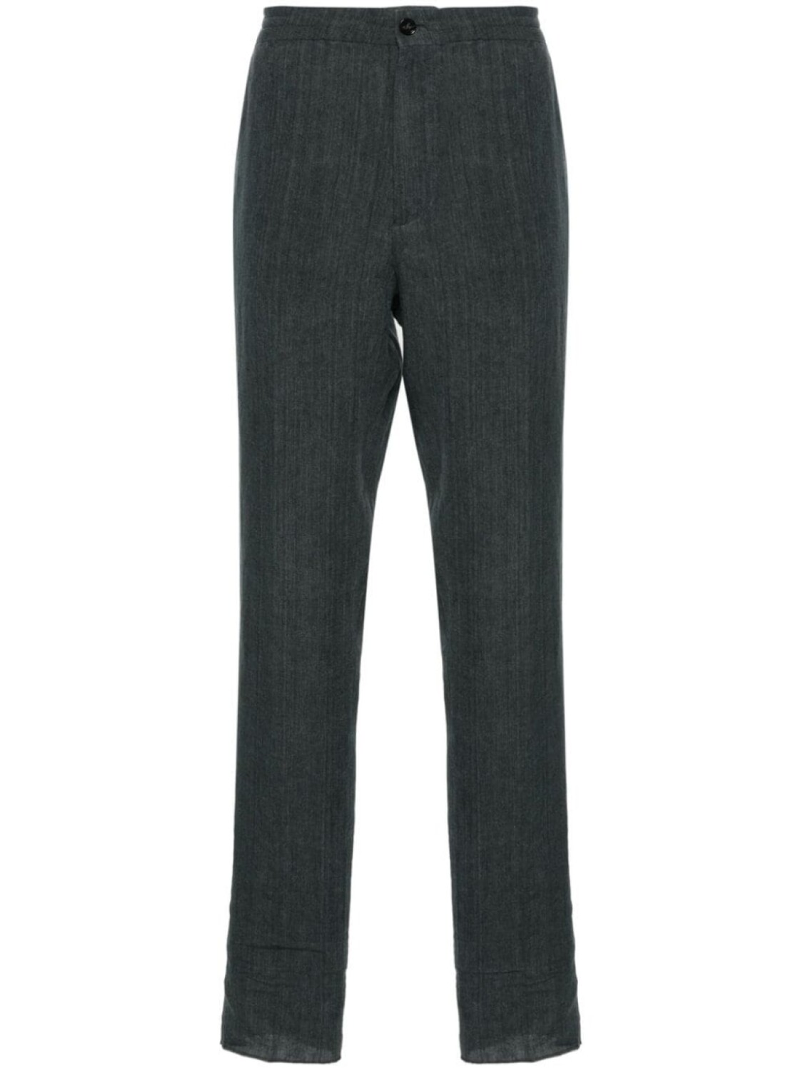 

Льняные брюки чинос Zegna, серый