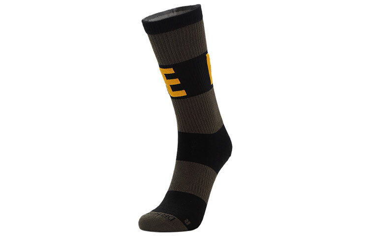 Носки унисекс Nike до середины икры, цвет 3 double pack [black gray / black university gold // white] — фото 4