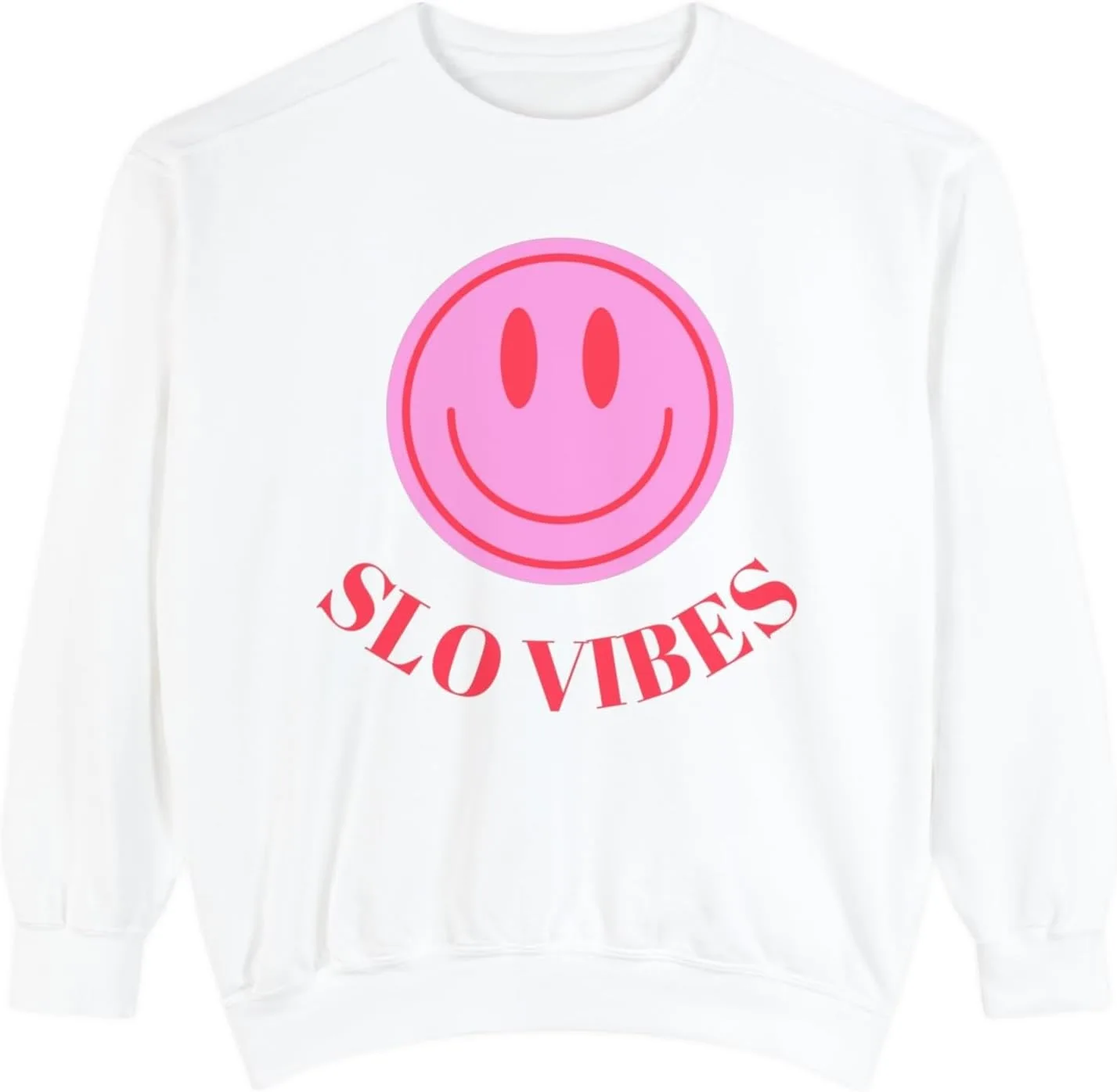 Толстовка Happy Face San Luis Obispo Vibes Generic, белый