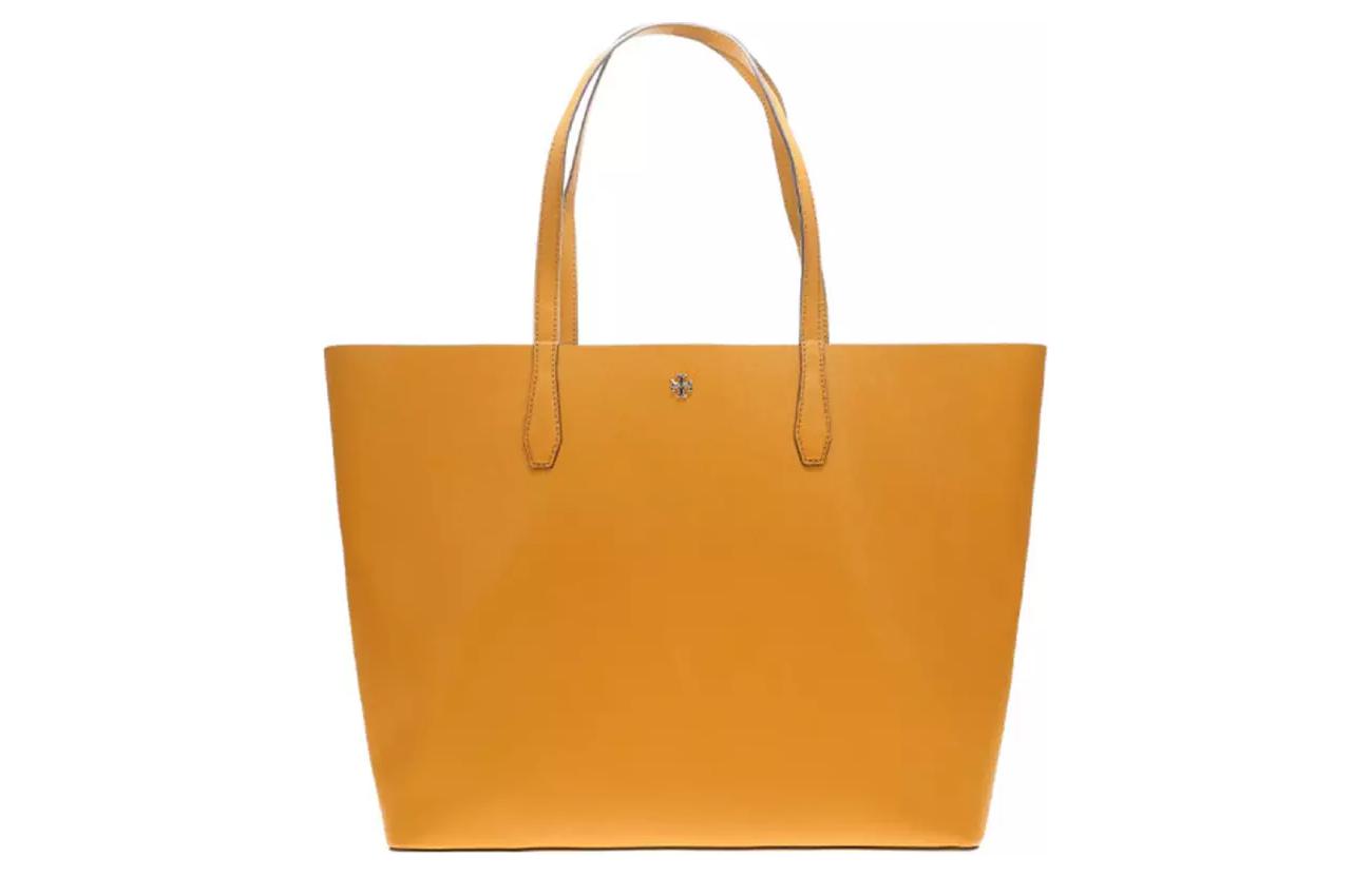 

Сумка-тоут Blake из коровьей кожи, шоппер, дамская сумка, через плечо оранжево-желтая TORY BURCH