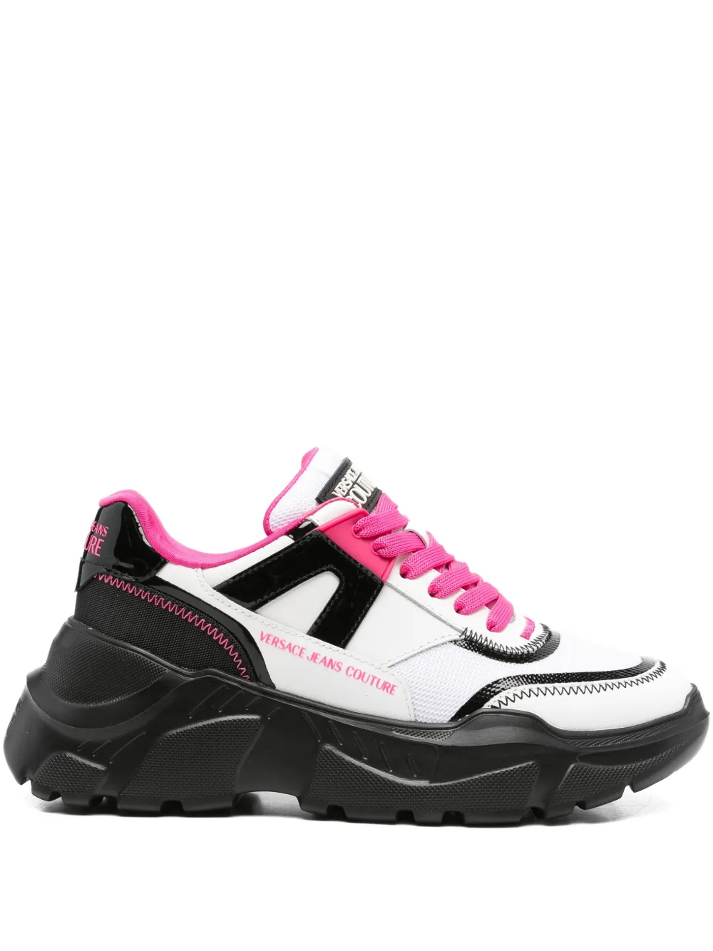 Кроссовки Fondo Speedtrack на массивной подошве Versace Jeans Couture, белый
