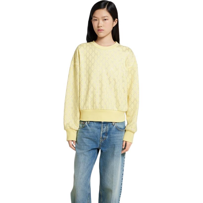 

GUCCI Свитшот женский светло-желтый