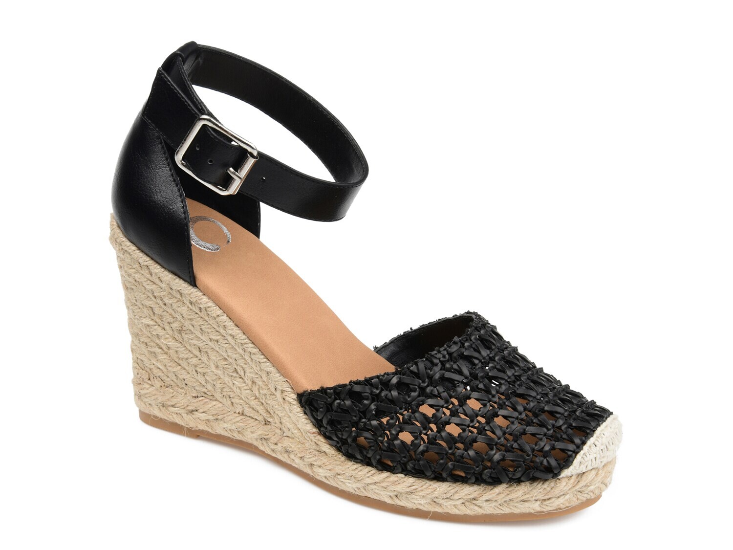 

Сандалии Sierra Espadrille на танкетке Journee Collection, черный