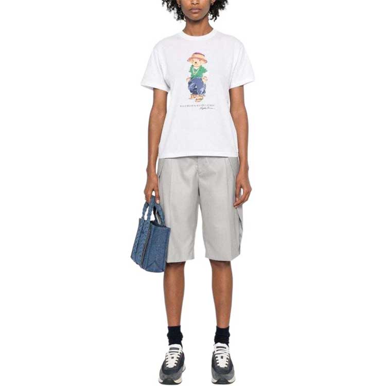 Футболка Polo Bear из хлопка с принтом Polo Ralph Lauren, белый — фото 4
