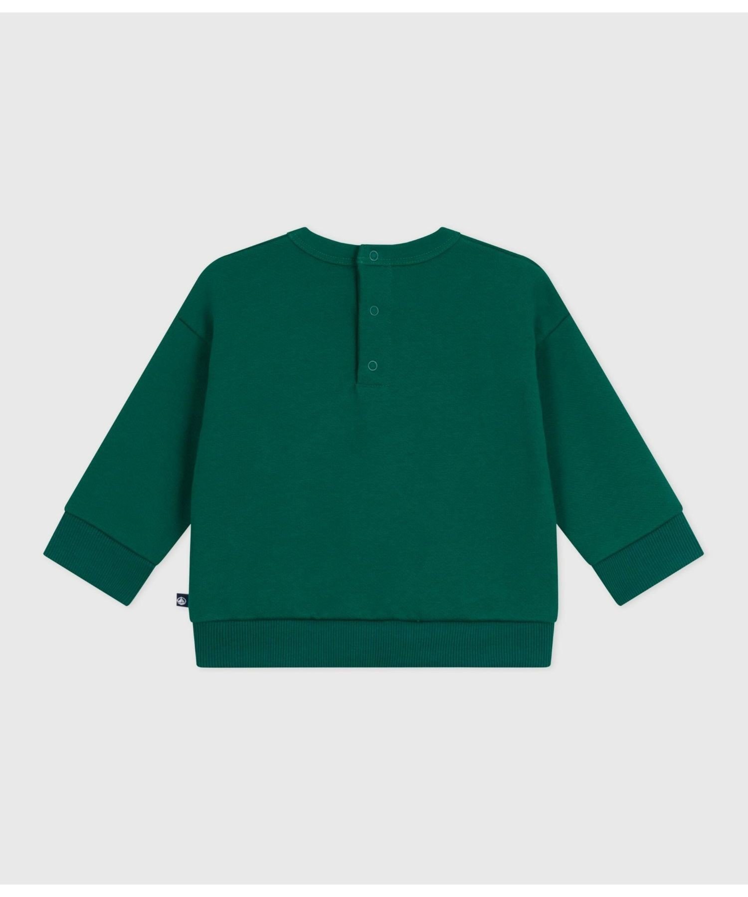 Пуловер из толстовки PETIT BATEAU, Green — фото 3