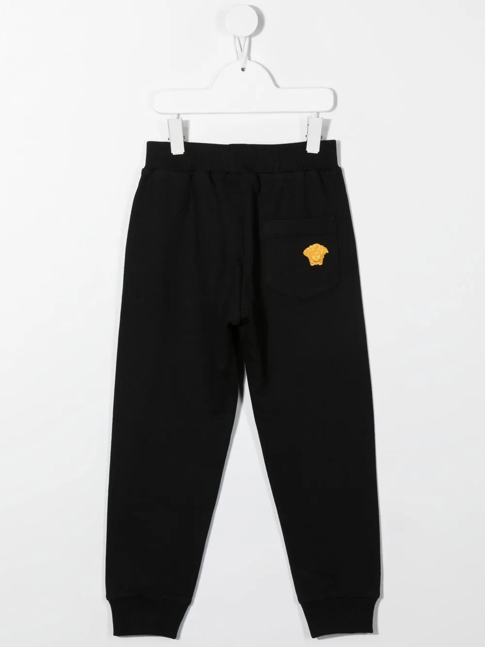 Спортивные брюки с вышивкой Medusa Versace Kids, черный — фото 2