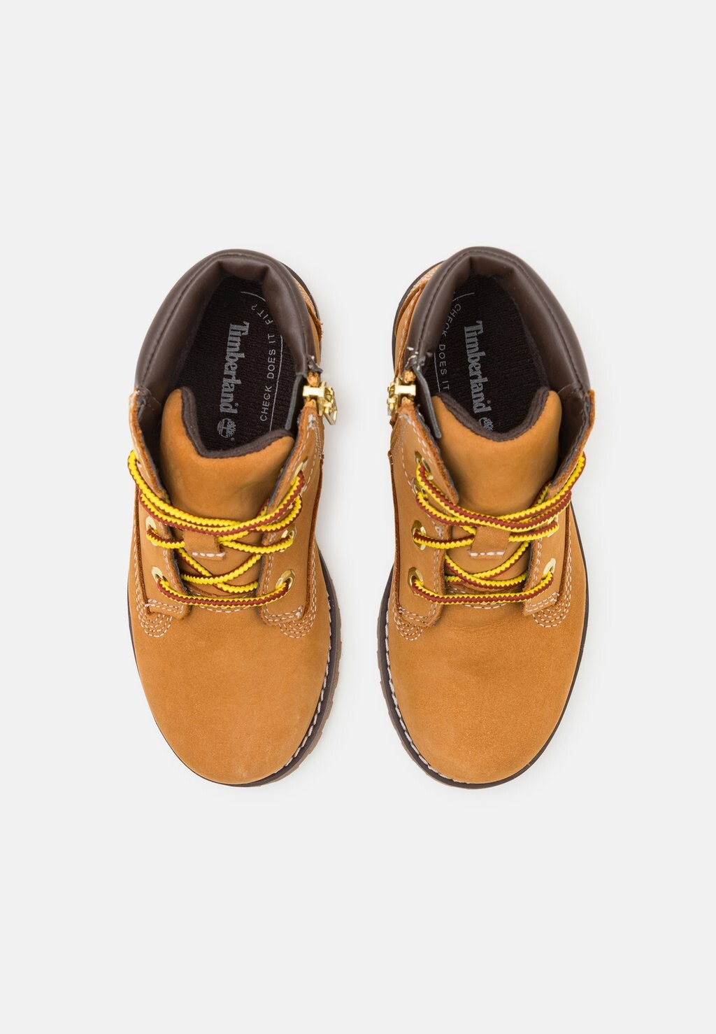 Ботильоны на шнуровке POKEY PINE MID LACE UP WITH ZIP BOOT UNISEX Timberland, коричневый — фото 2