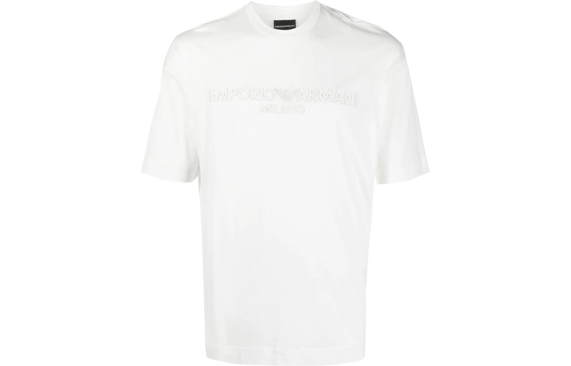 

EMPORIO ARMANI Футболка мужская белая, Белый, EMPORIO ARMANI Футболка мужская белая