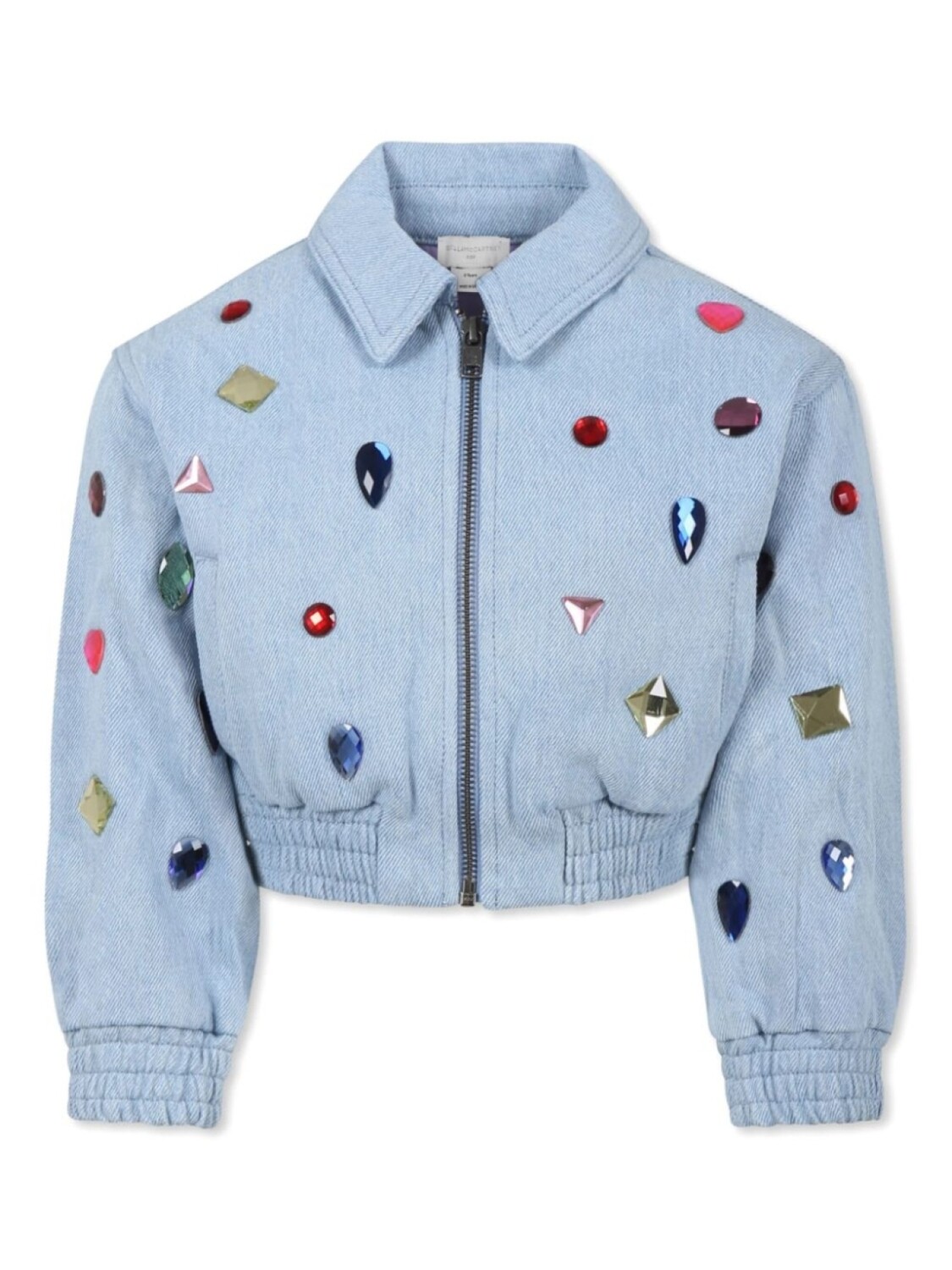 

Куртка Stella McCartney Kids, украшенная кристаллами, синий