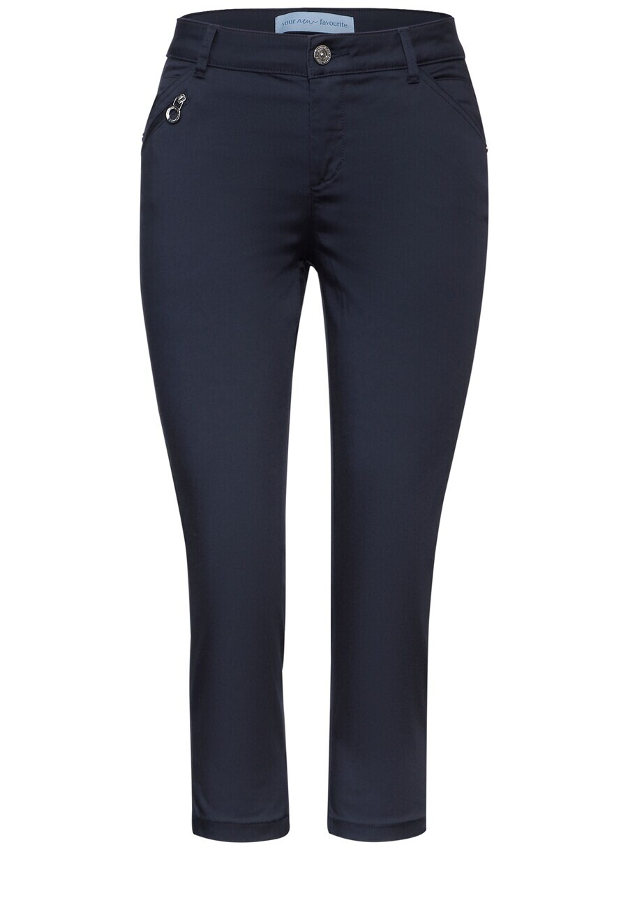 

Джинсовые шорты STREET ONE Slim fit Jeans, синий