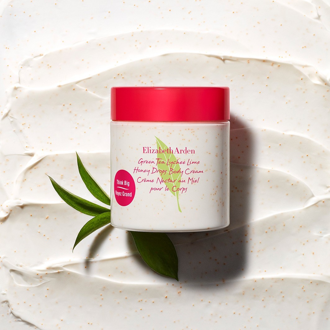 Крем для тела green tea lychee lime honey drops body cream Elizabeth Arden, объем 500 мл — фото 2
