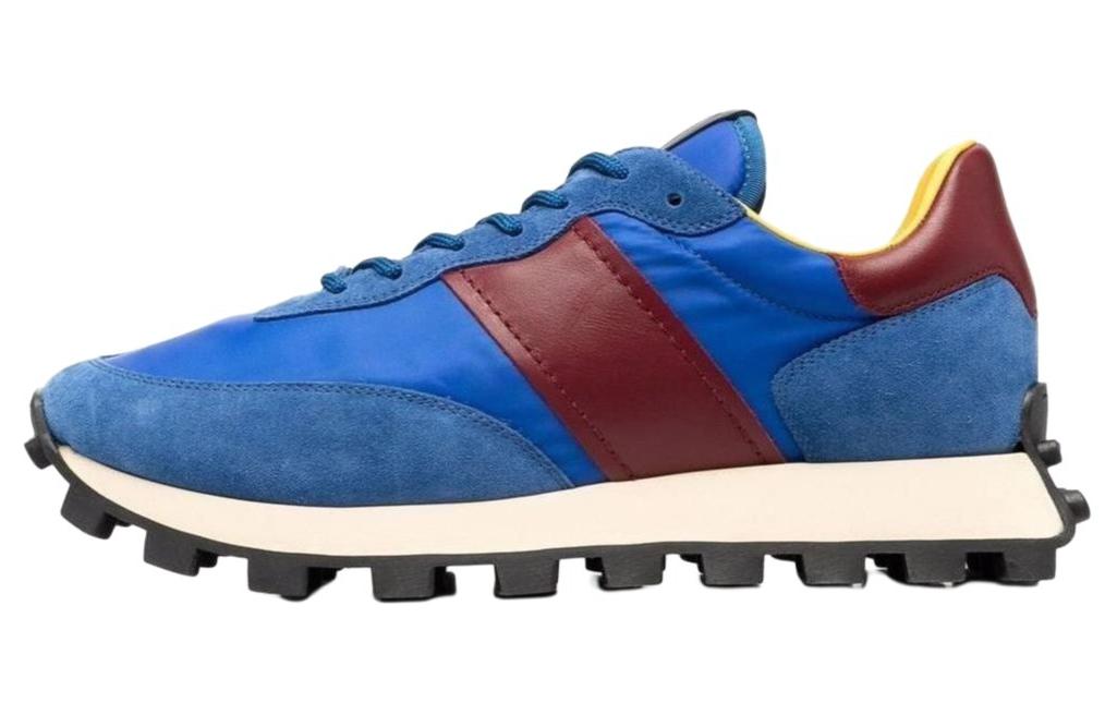 

TOD'S Низкие повседневные туфли мужские синего цвета