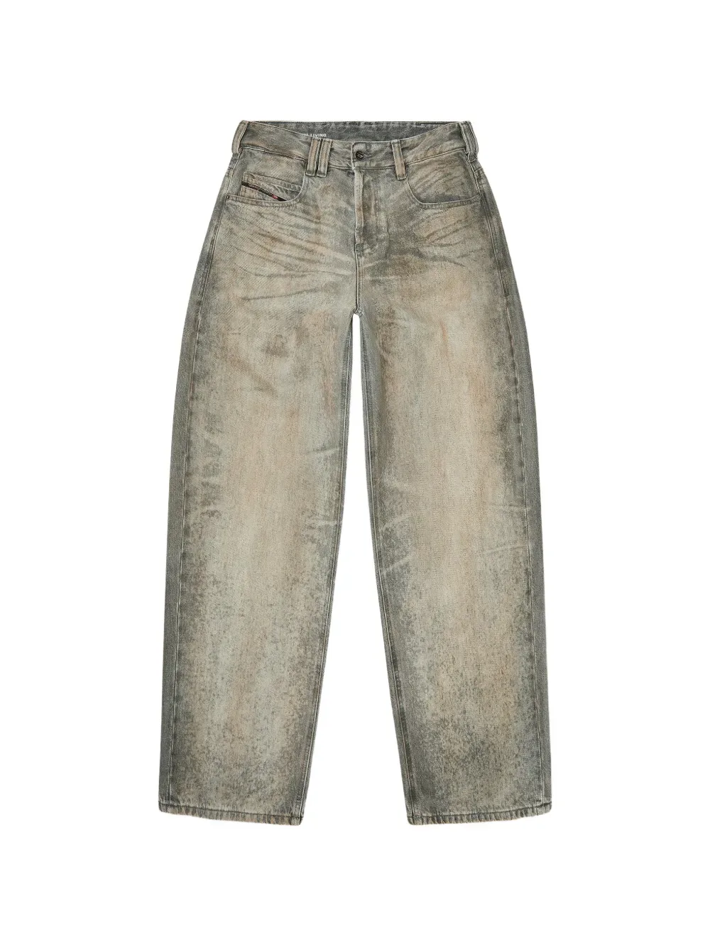 Прямые джинсы 1997 D-Enim DIESEL, серый