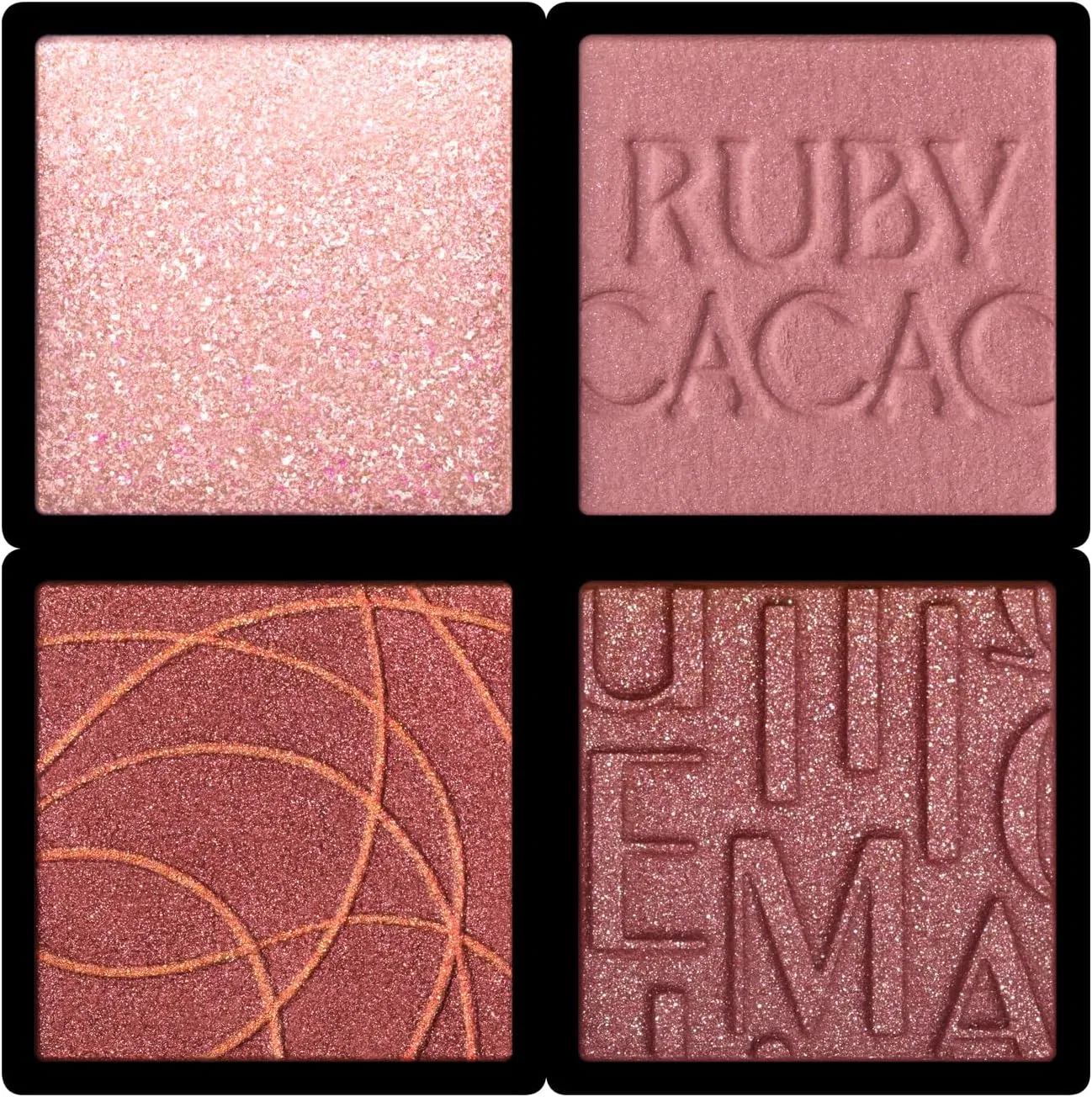 Тени для век набор 4 цвета Cherry Assortment Maquillage 3.8 г