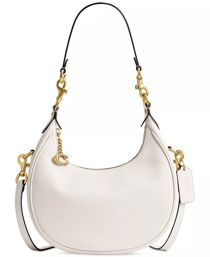 

Кожаная сумка Jonie Bag 22 через плечо COACH, белый