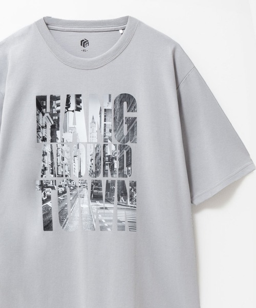 

Футболка с коротким рукавом, принт Mac-House, серо-бежевый