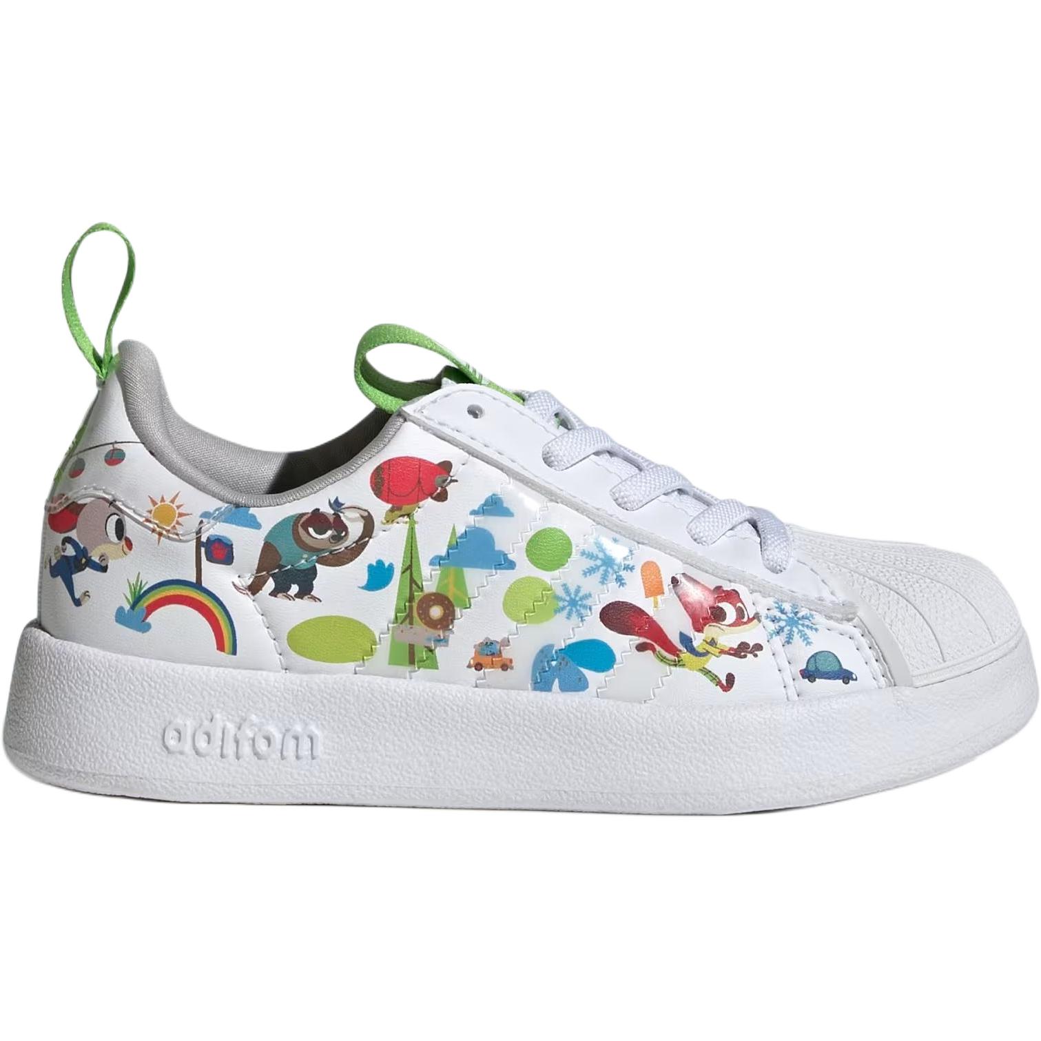 Adidas Originals Disney x ADIFOM SUPERSTAR 360 C низкие детские скейтбординг кроссовки white — фото 3