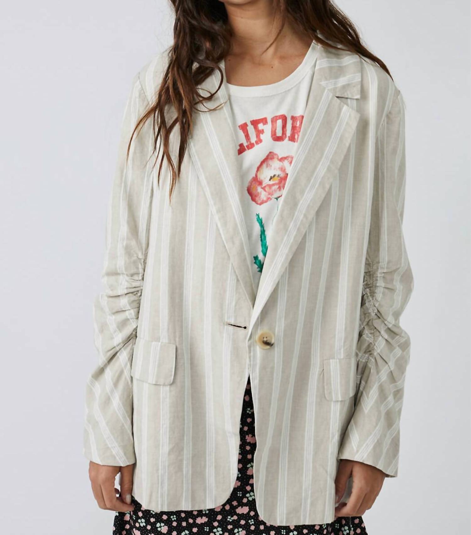 

Блейзер Fern в цвете Dusty Beige Free People, бежевый