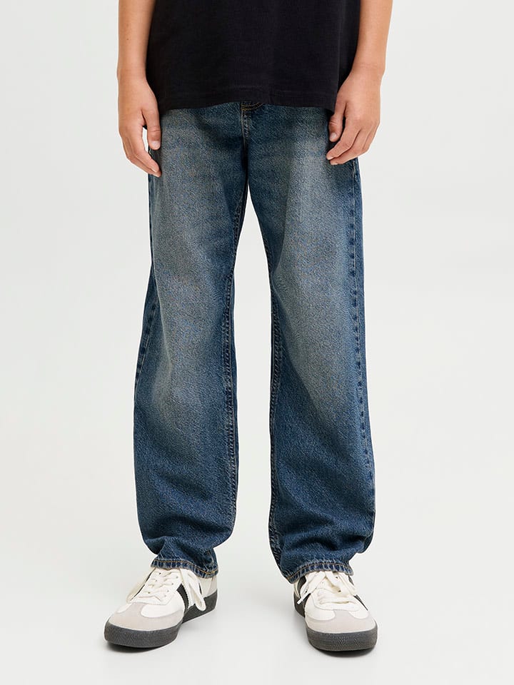 JACK & JONES Junior Джинсы «Крис» - удобный крой - синего цвета — фото 4