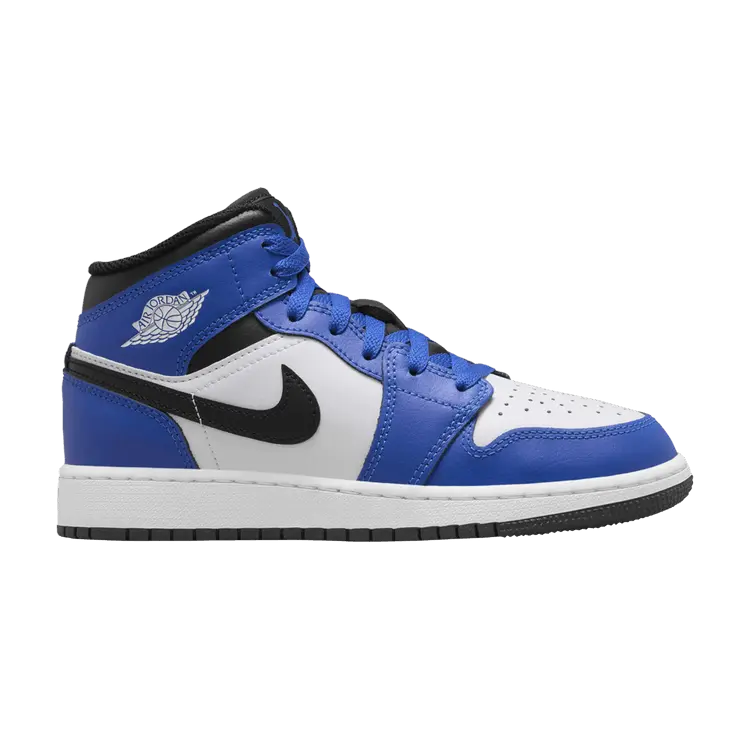 

Кроссовки Air Jordan 1 Mid GS Game Royal, синий