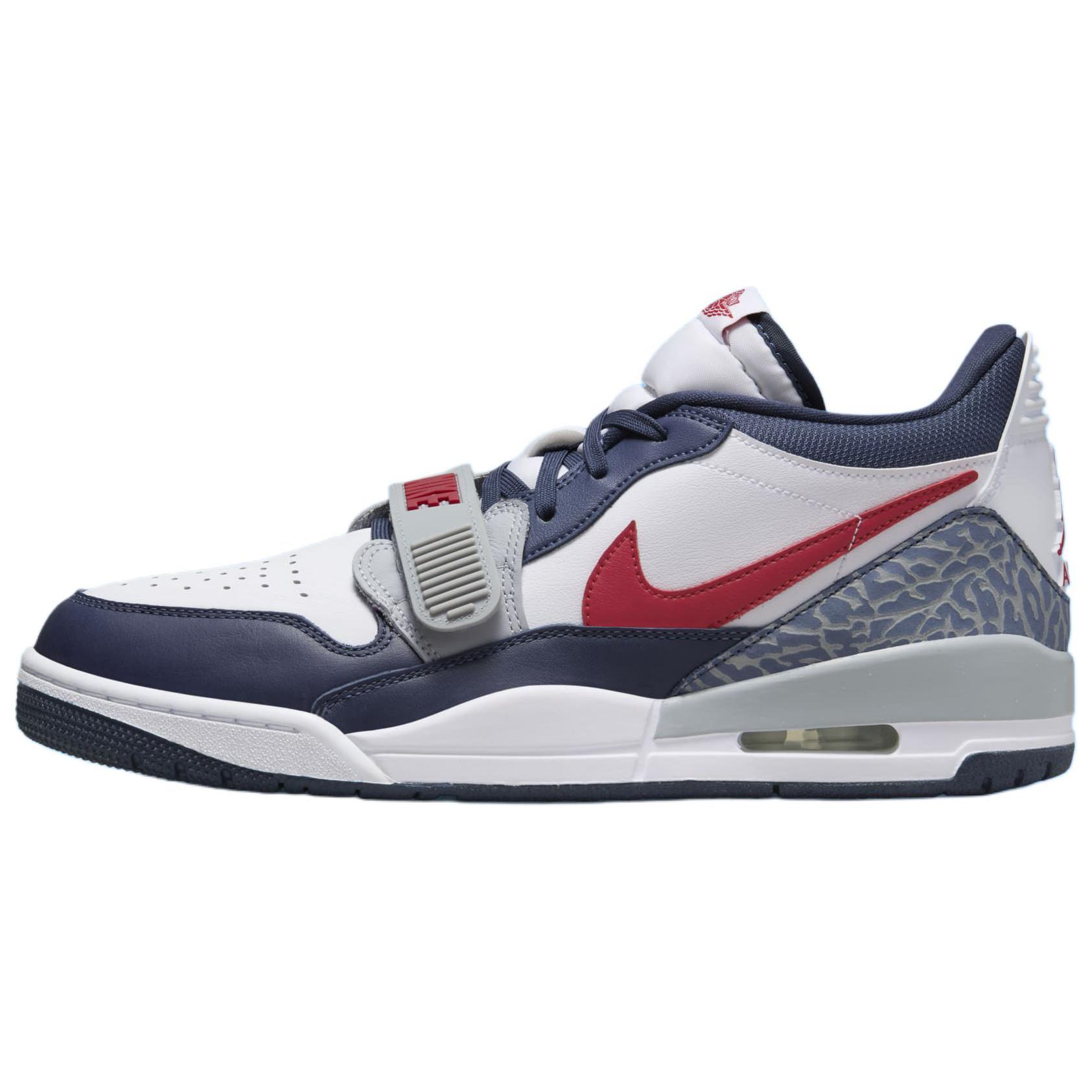 

Кроссовки Jordan Legacy 312 Low Olympic, белый/синий/красный