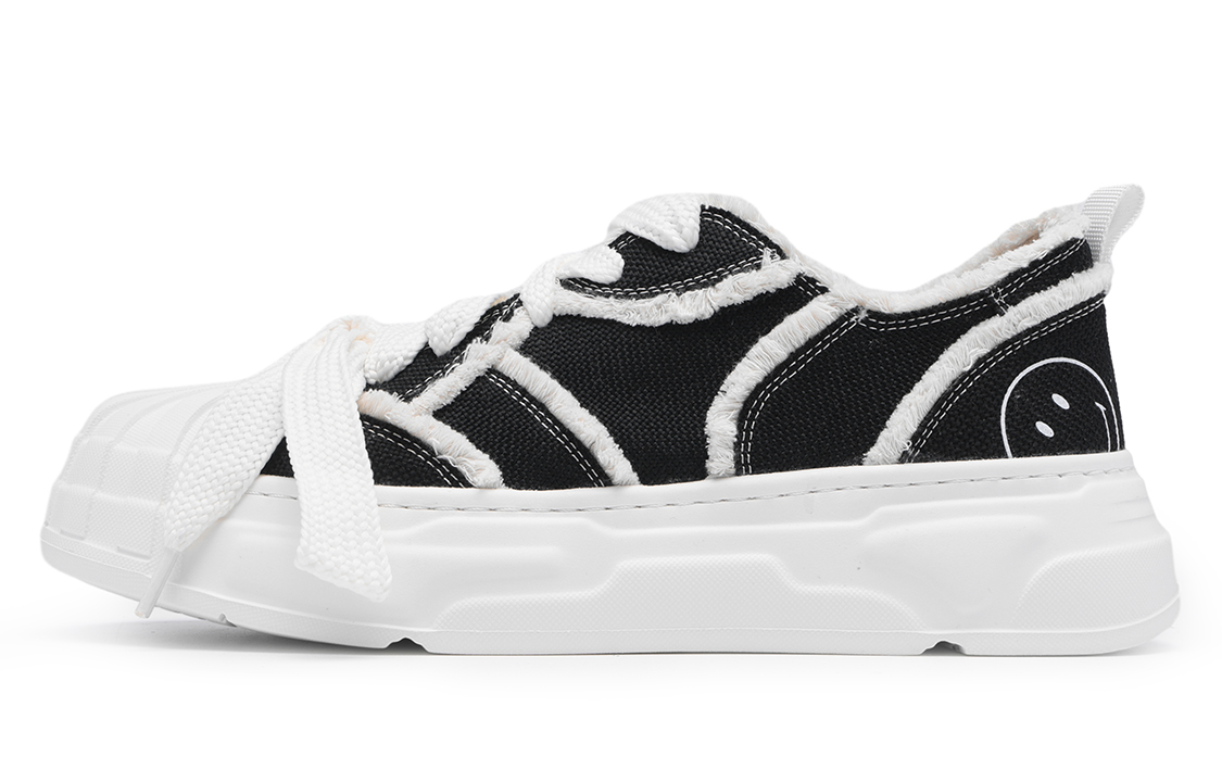 

Футболка мужская SMILEY из ткани, низкие кеды на парусине, экрю