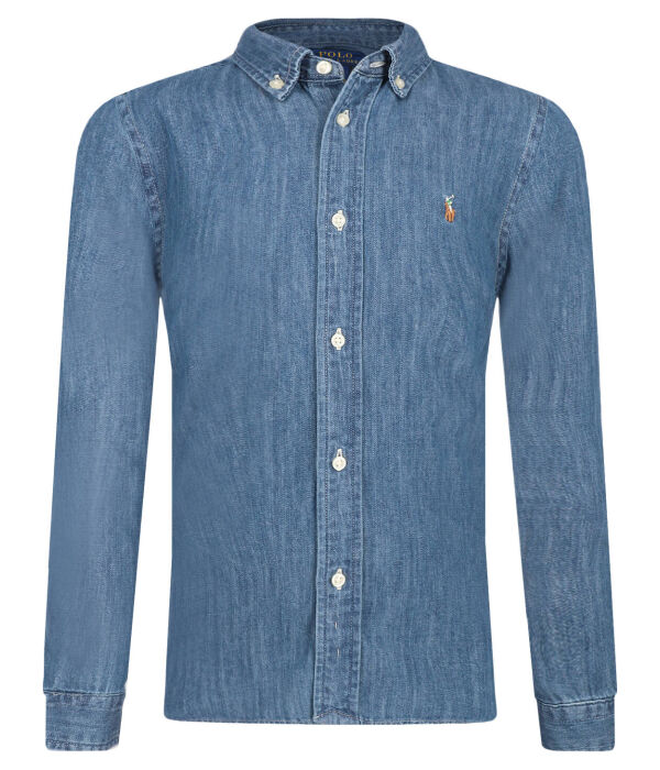 

Рубашка джинсовая Polo Ralph Lauren Regular Fit, синий